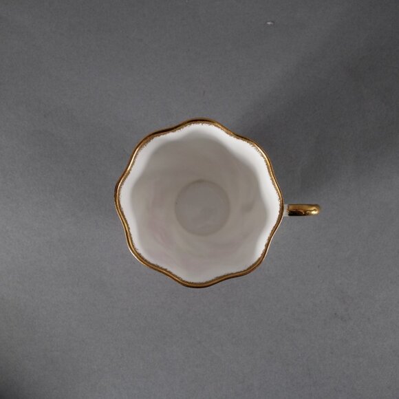 Salisbury Tea Cup With Saucer Sweet Pea White Pink Floral Bone China Tea Cup - Picture 7 of 12